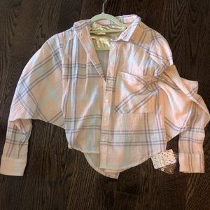 NEW WITH TAGS Free People Flannel